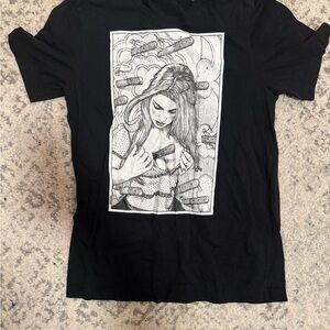 Society 6 Black Graphic Tee